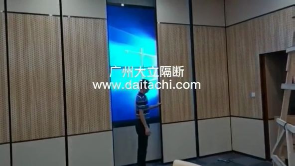 中共深圳市委員會半自動活動隔斷項目視頻